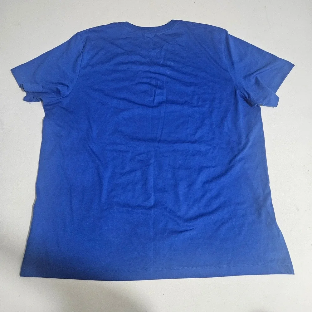 Jordan Mens Blue Michael Jordan Graphic T-Shirt XL Cereal Box Style Cotton Tee